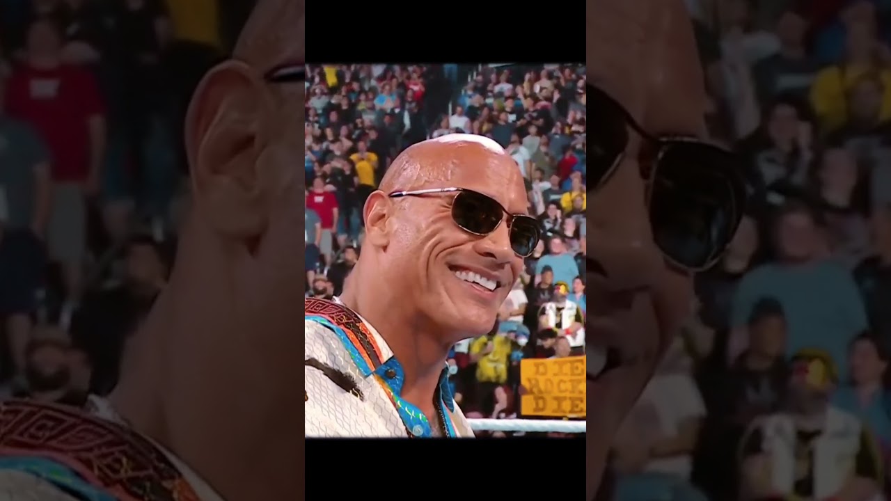 The Rock Roasted the Audience SO HARD🤣 #wwe #shorts