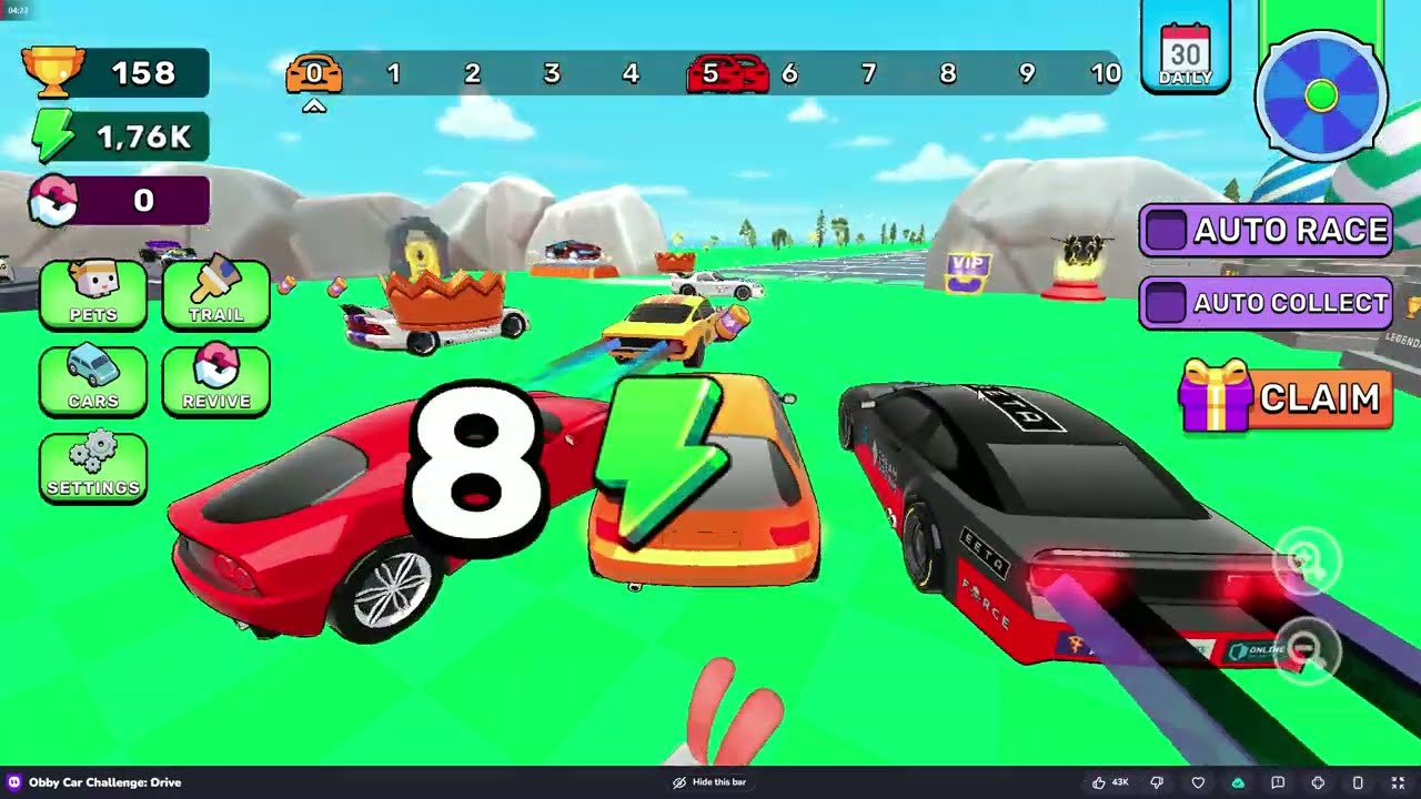 Obby Car Challenge: Drive &ndash; Corrida Insana de Carros, Upgrades e Desafios Sem Fim