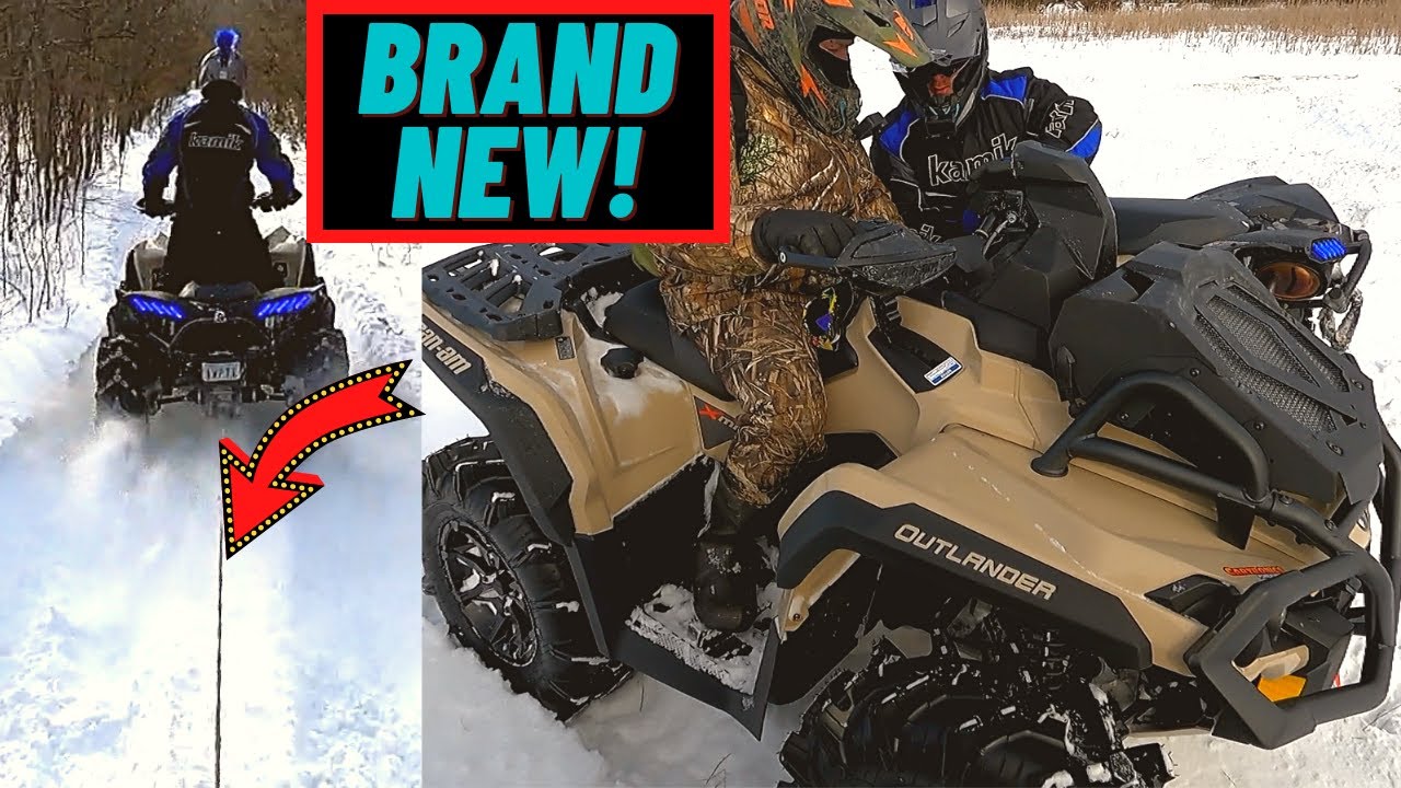 What Could Go Wrong?  Breaking in BRAND New Can Ams In Deep Snow (2022 Outlander XMR 850)
