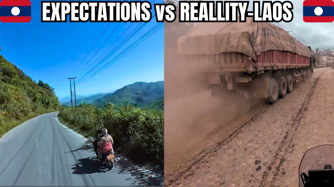 The SHOCKING REALITY of RIDING a MOTORBIKE in LAOS