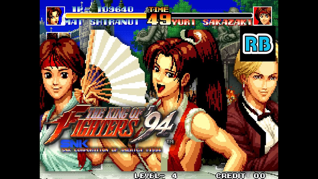 1994 [60fps] The King of Fighters '94 (Euro) Speedrun ENGLAND ALL