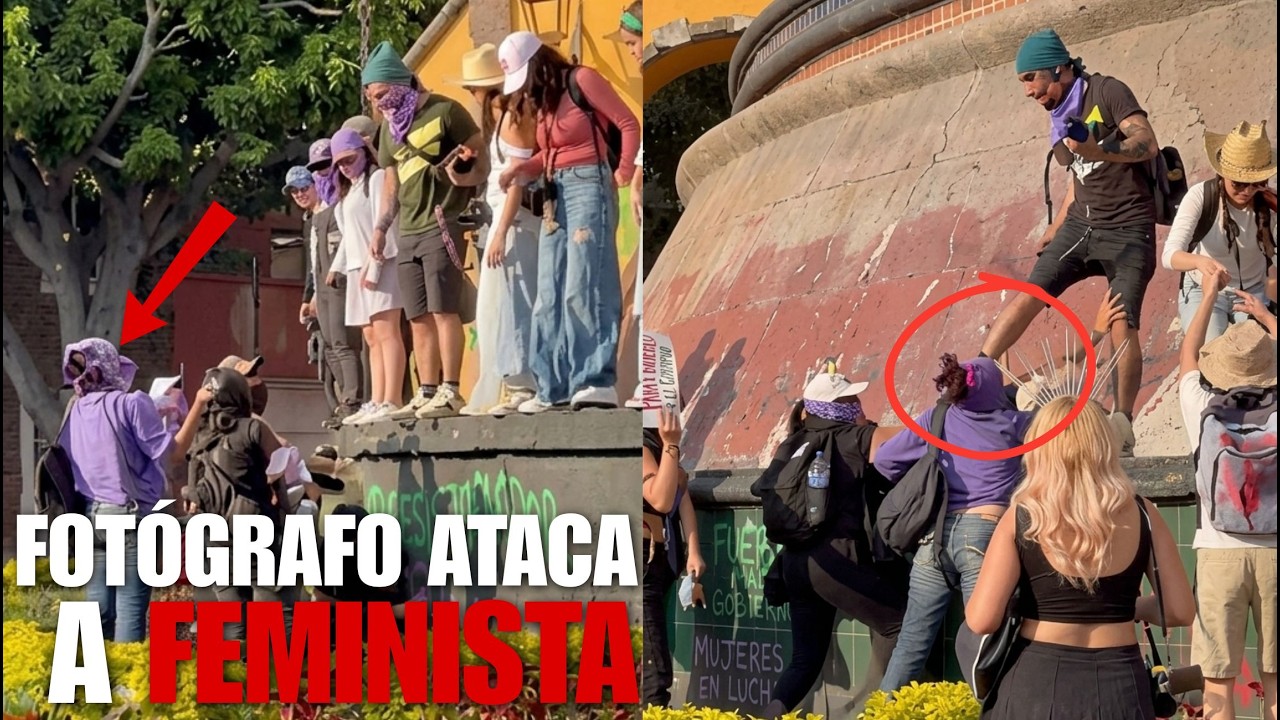 PATE&Oacute; a una FEMINISTA &iquest;ATAQUE o DEFENSA PROPIA?