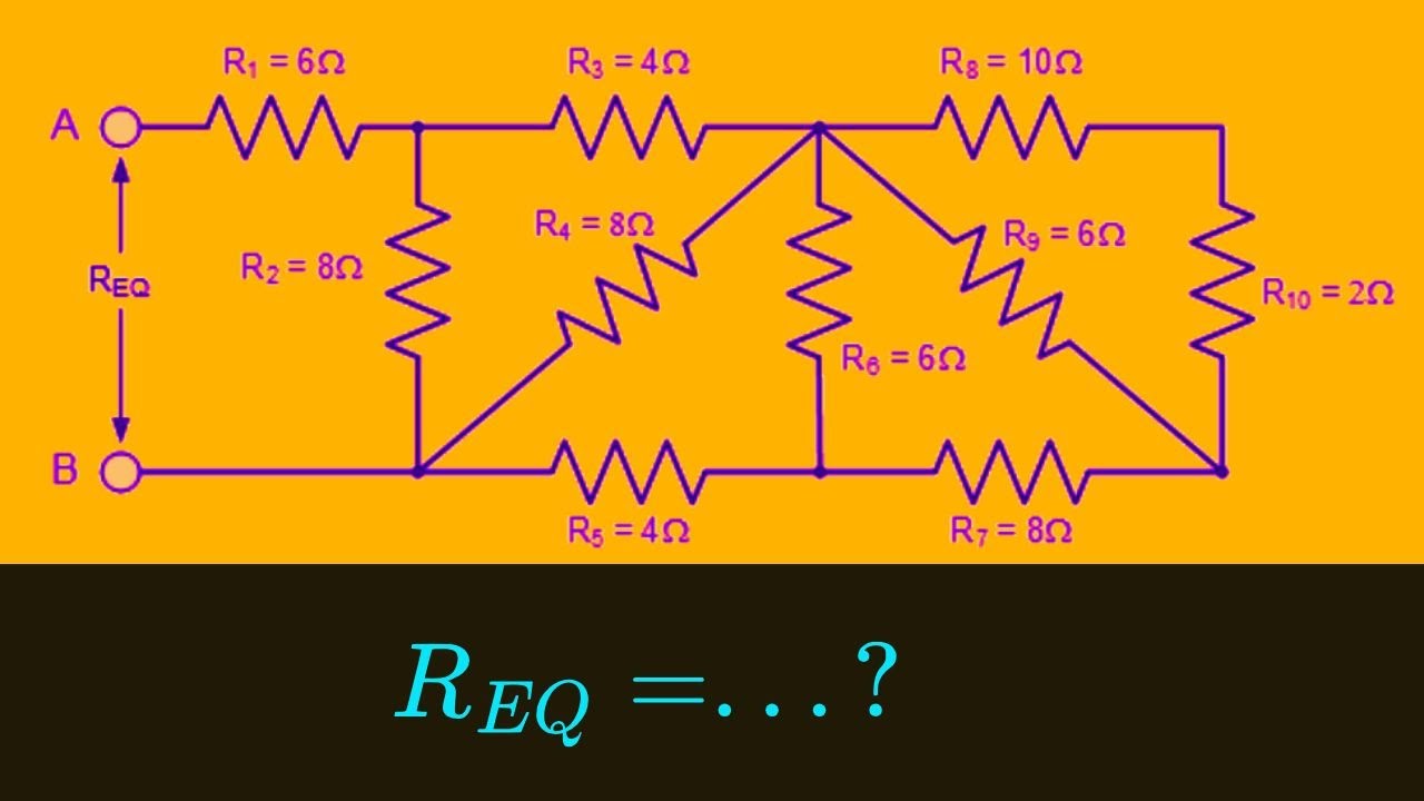 Calculate the Equivalent Resistance of Complex Circuit (R-EQ)