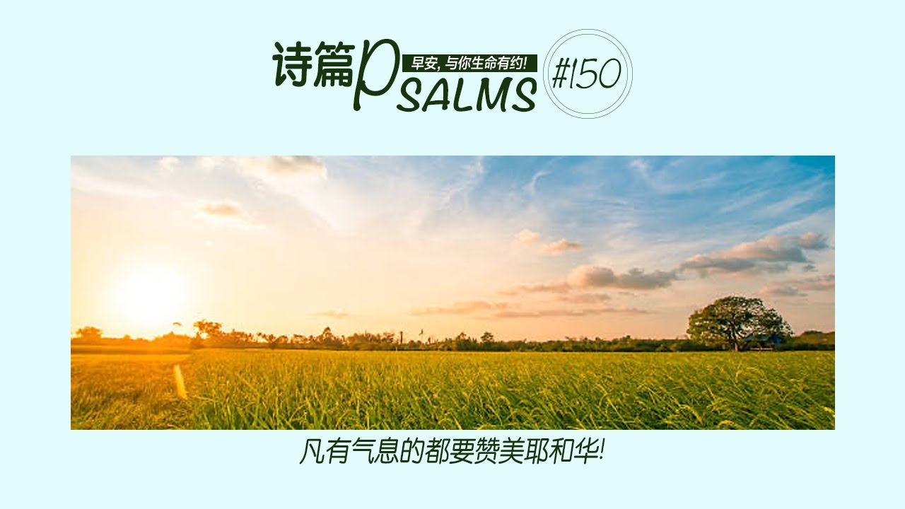 诗篇|第一五〇篇  主题: 凡有气息的都要赞美耶和华！