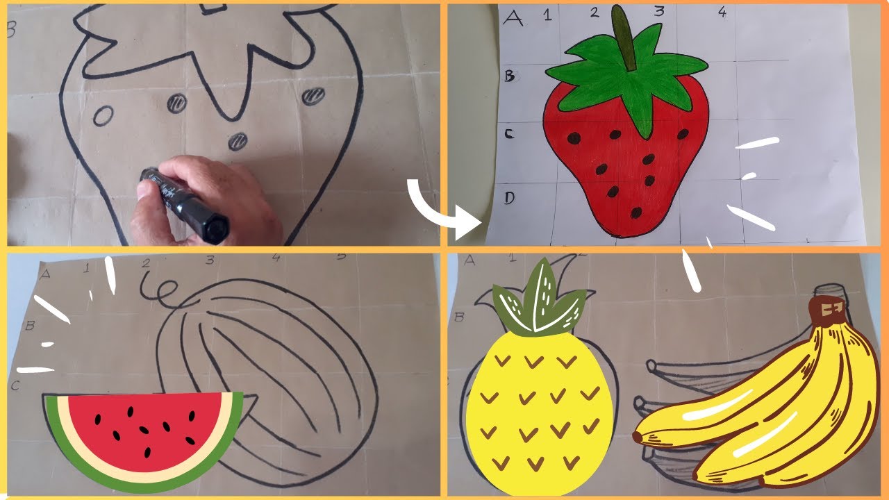 3 Ideias de Moldes  de Frutas para você costurar lindos Tapetes de Frufru | DIY Molde Tapete Frufru