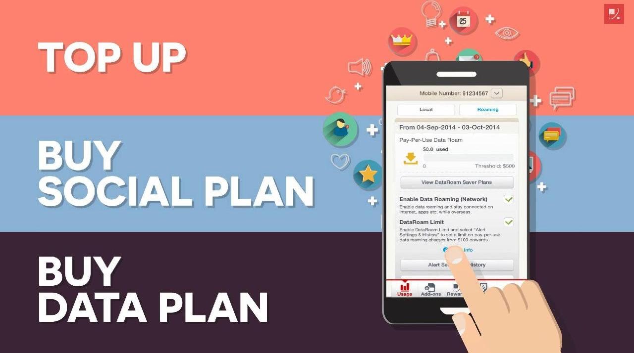 How to Top-up Prepaid Account with MySingTel App