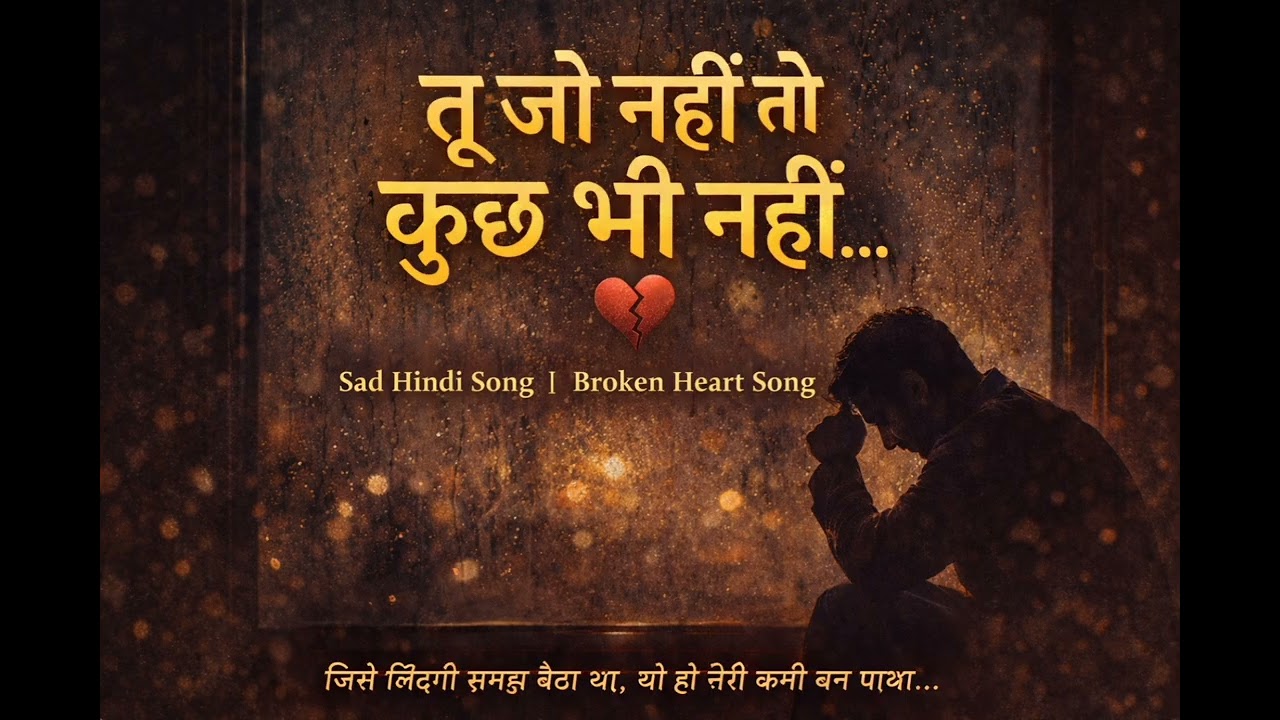 तू जो नहीं तो कुछ भी नहीं | Sad Hindi Song | Old Voice | Broken Heart Song