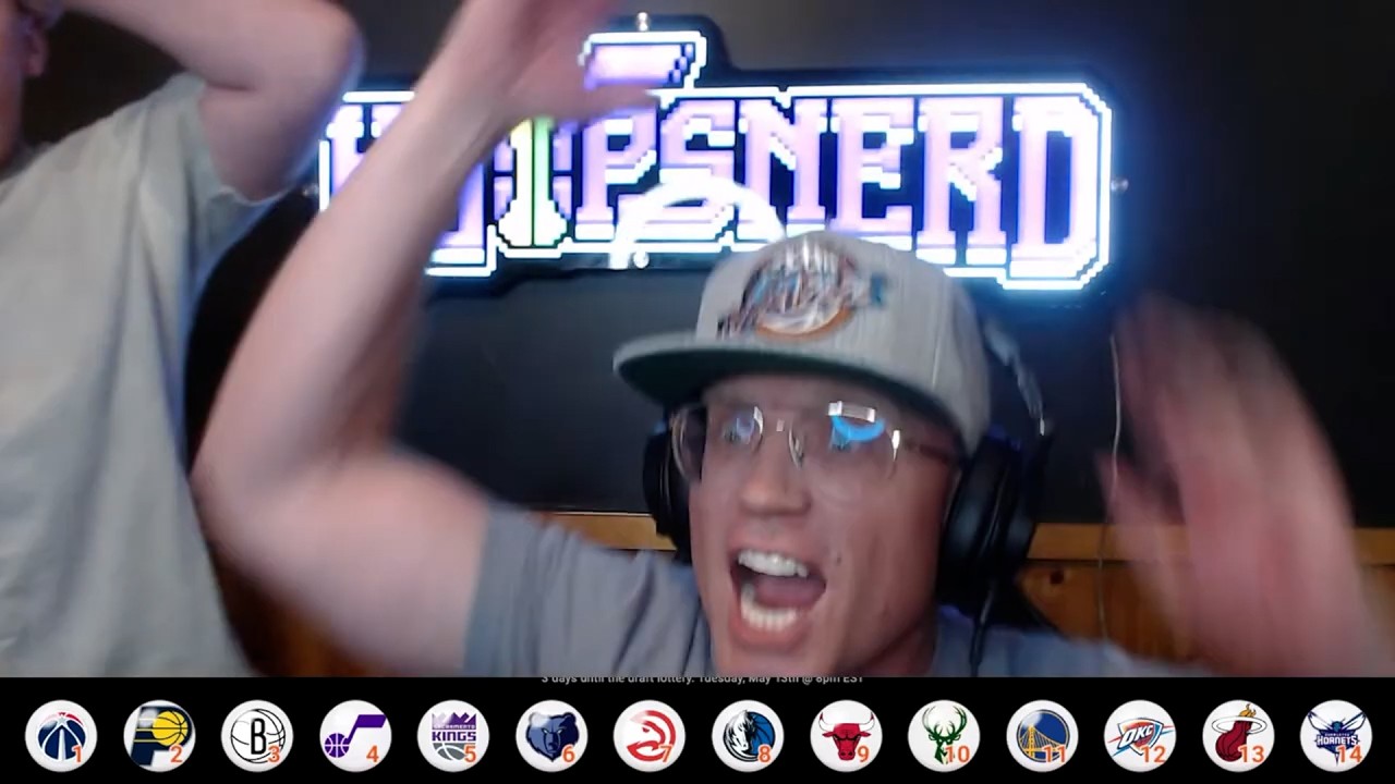 REACTION | I LOST it when the Jazz won the #2 pick!!!