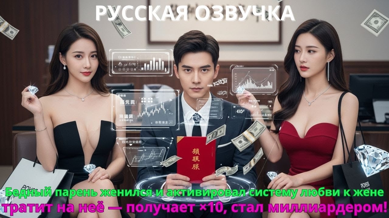 Бедный парень женился активировал систему любви к жене тратит на неё получает ×10 стал миллиардером