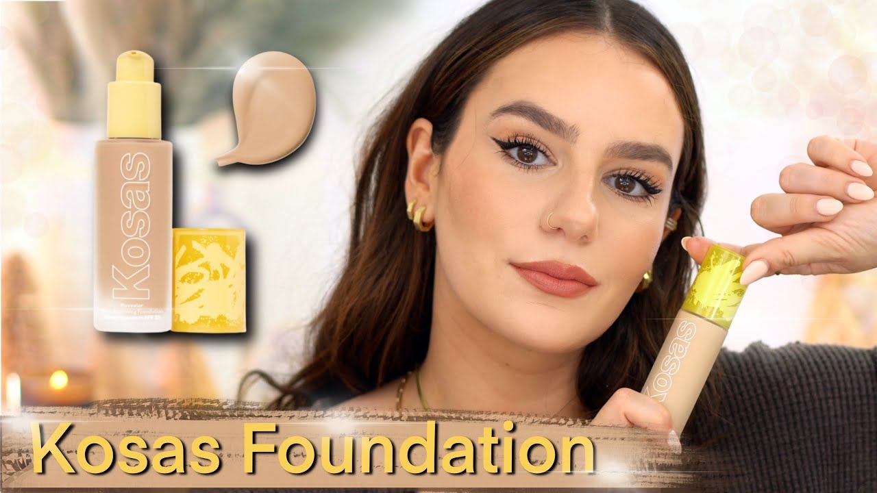 KOSAS REVEALER FOUNDATION : FULL DAY WEAR TEST || Application + Review || Tania B Wells