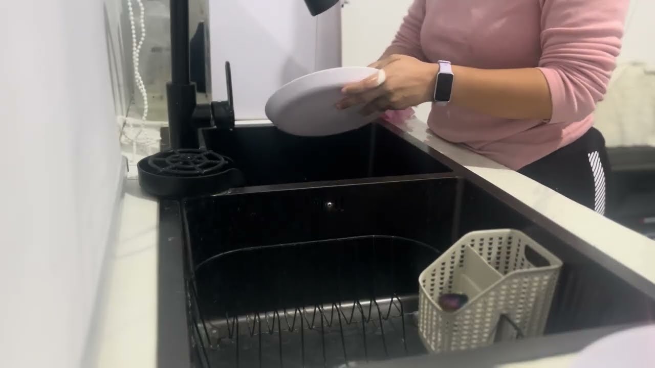ASMR LAVANDO TRASTES EN MI NUEVA COCINA
