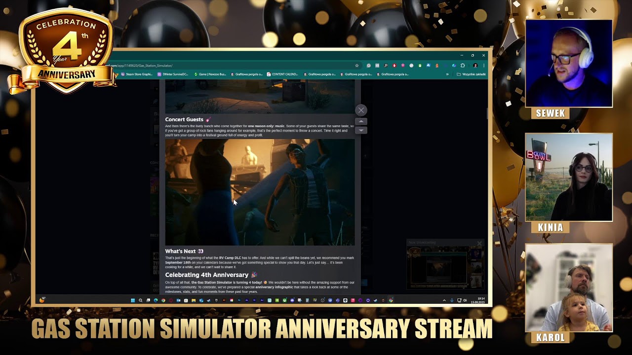 Gas Station Simulator 4th Anniversary Live Stream!