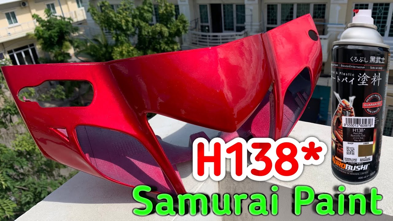 СОВЕТ по распылению краски Samurai Paint RED R4L H138* #samuraipaint #H138