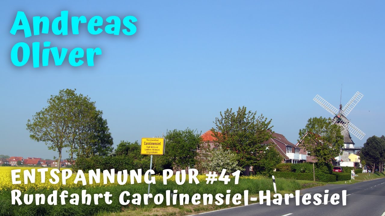 Rundfahrt durch das Nordseebad Carolinensiel-Harlesiel in Ostfriesland - Urlaub und Entspannung pur!