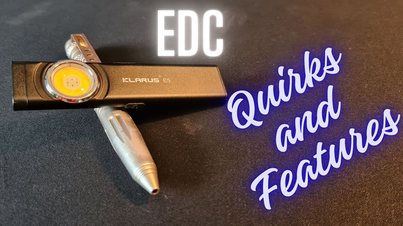 Klarus E5 Ultralight Low Budget EDC Flashlight: Love It/Hate It