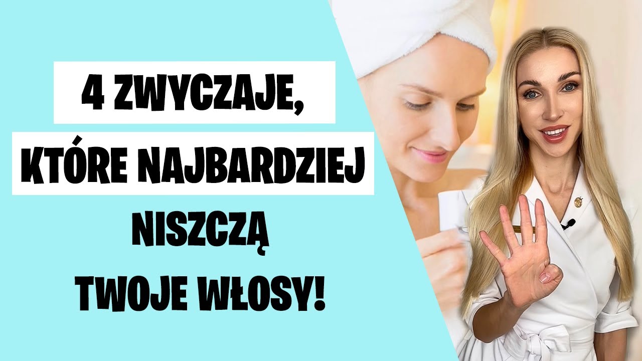 4 zwyczaje, które najbardziej niszczą Twoje włosy!
