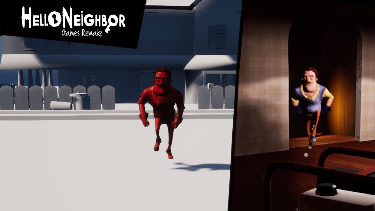 Сборник игр Привет Сосед / Hello Neighbor Games Remake