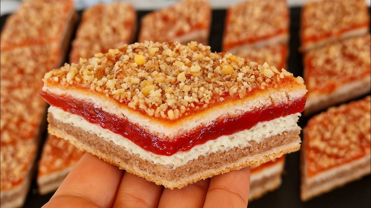 حلوة العشر دقائق بدون زبدة⁉️اقتصادية بمكونات بسيطة مستحيل تذوقيها ومتعاوديهاش😋👌 