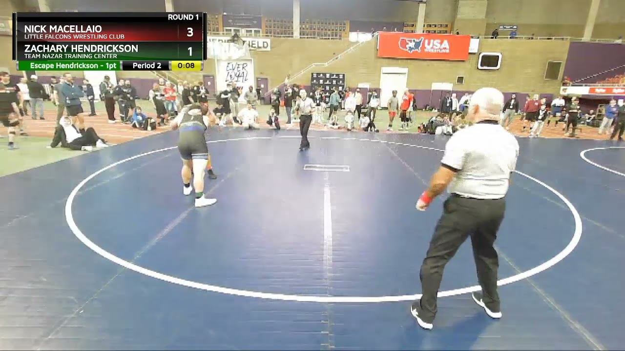 88 Lbs Round 1 - Zachary Hendrickson, Team Nazar Training Center Vs Nick Macellaio, Little Falcons