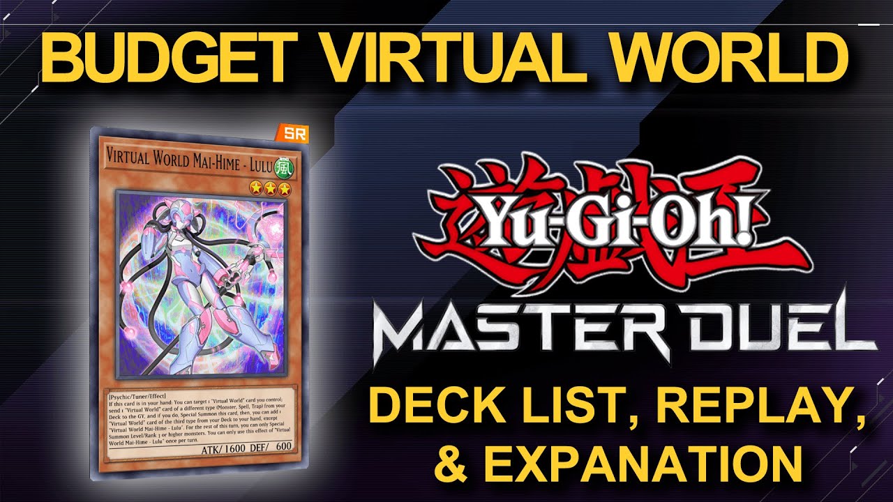 Master Duel Virtual World - F2P Beginners Deck Build & Replay Tutorial - OzoneTCG Yu-Gi-Oh
