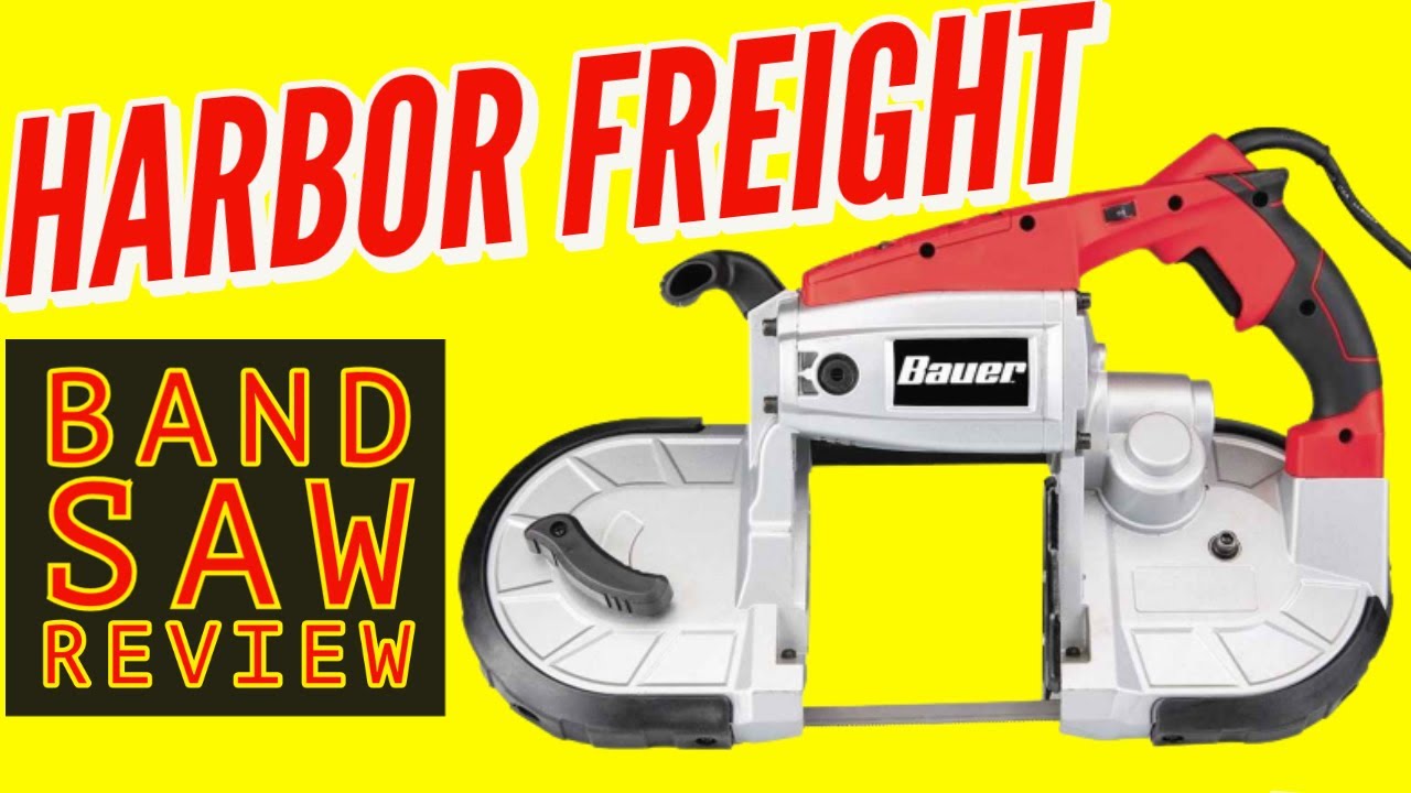 Обзор ленточной пилы Harbor Freight Bauer BandSaw 10 А с регулируемой скоростью