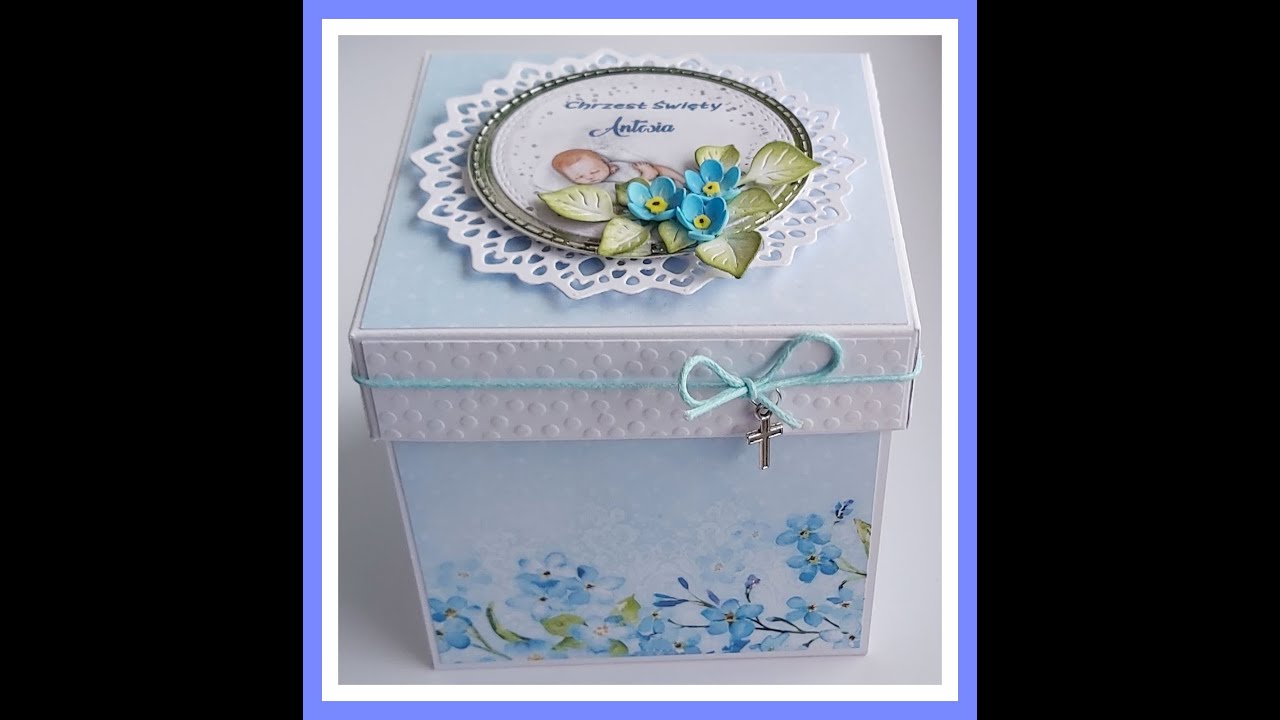 EKSPLODING BOX Z KOLEKCJI BLOSSOM BLUE OD SCRAPANDME, ORAZ DIGI STEMPELKA OD SMALL-WINGELS-SHOP