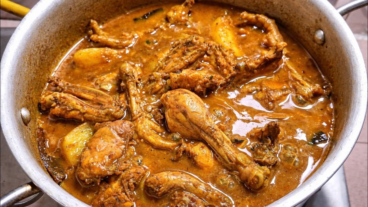 হাতে মাখিয়ে চিকেন রান্না, চিকেন রেসেপি,