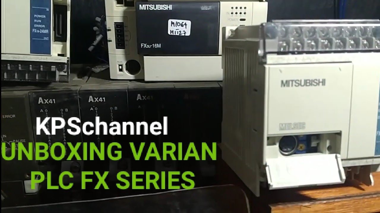 Unboxing Varian PLC FX Series Mitsubishi FX1s, FX1N,FX2N,FX3S,FX3G,FX3U,FX5U