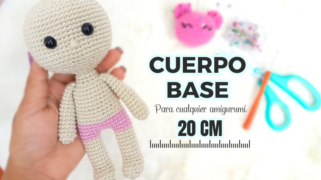 ТЕЛО АМИГУРУМИ 20 СМ🥰💕 Мастер-класс по вязанию крючком