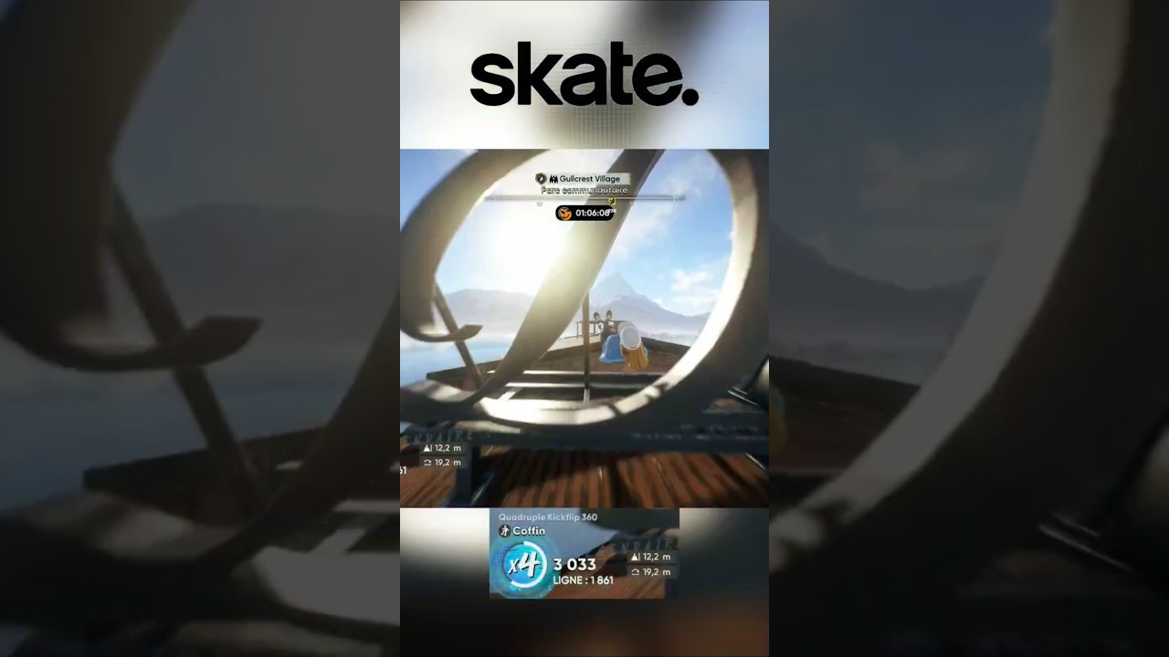 Insane Thread the Needle in Skate. #shorts #skate4 #skate