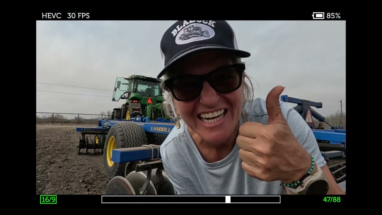 Foggy Ranch Morning & Planting Buffelgrass