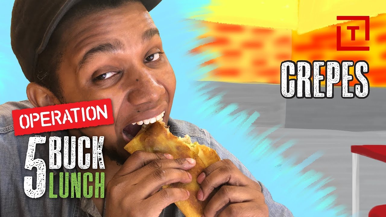 The Best Cheap Crepe in New York City || 5 Buck Lunch