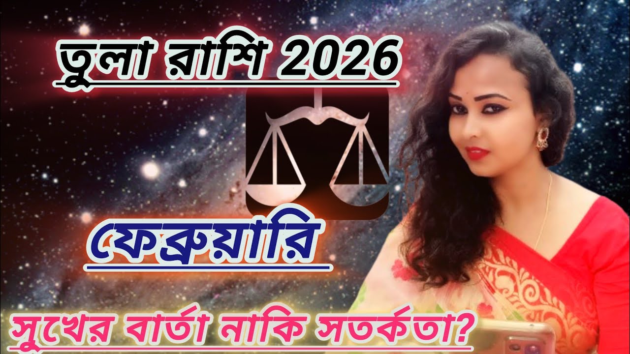 তুলা রাশি ফেব্রুয়ারি 2026 রাশিফল। tula rashifal february 2026। libra february 2026