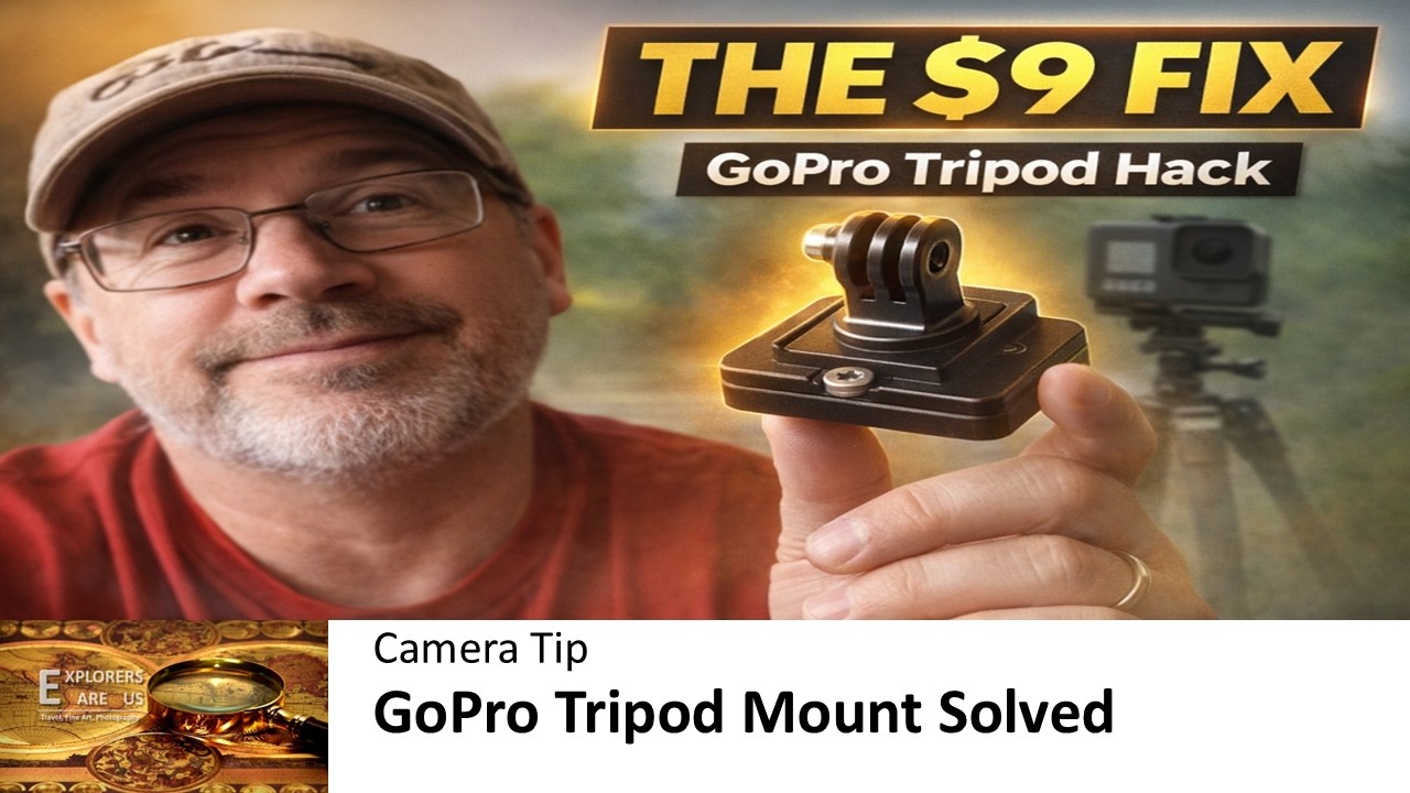 Tripod Mount for our GoPro Solved.