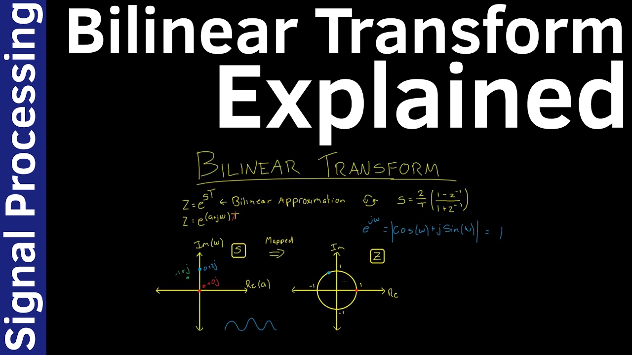 Bilinear Transform Explained - Signal Processing #14