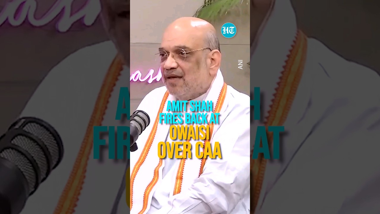 Amit Shah Fires Back At Owaisi Over CAA | Watch