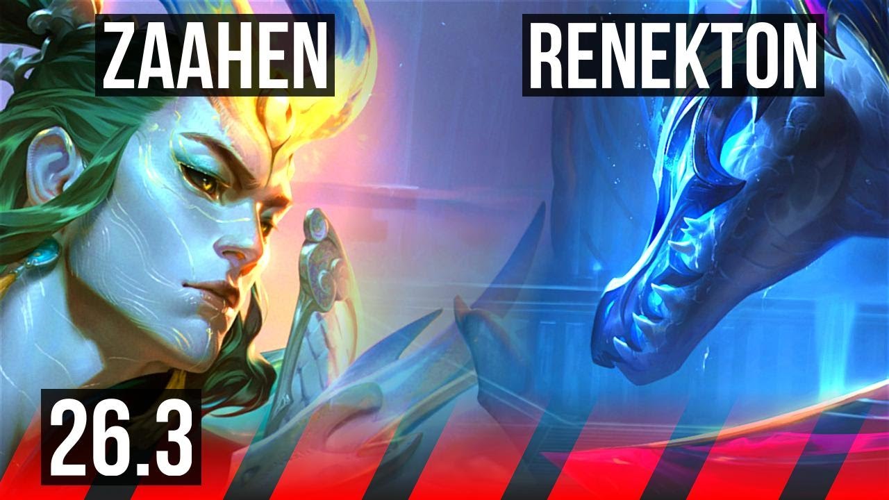 ZAAHEN vs RENEKTON (TOP) | KR Diamond | 26.3