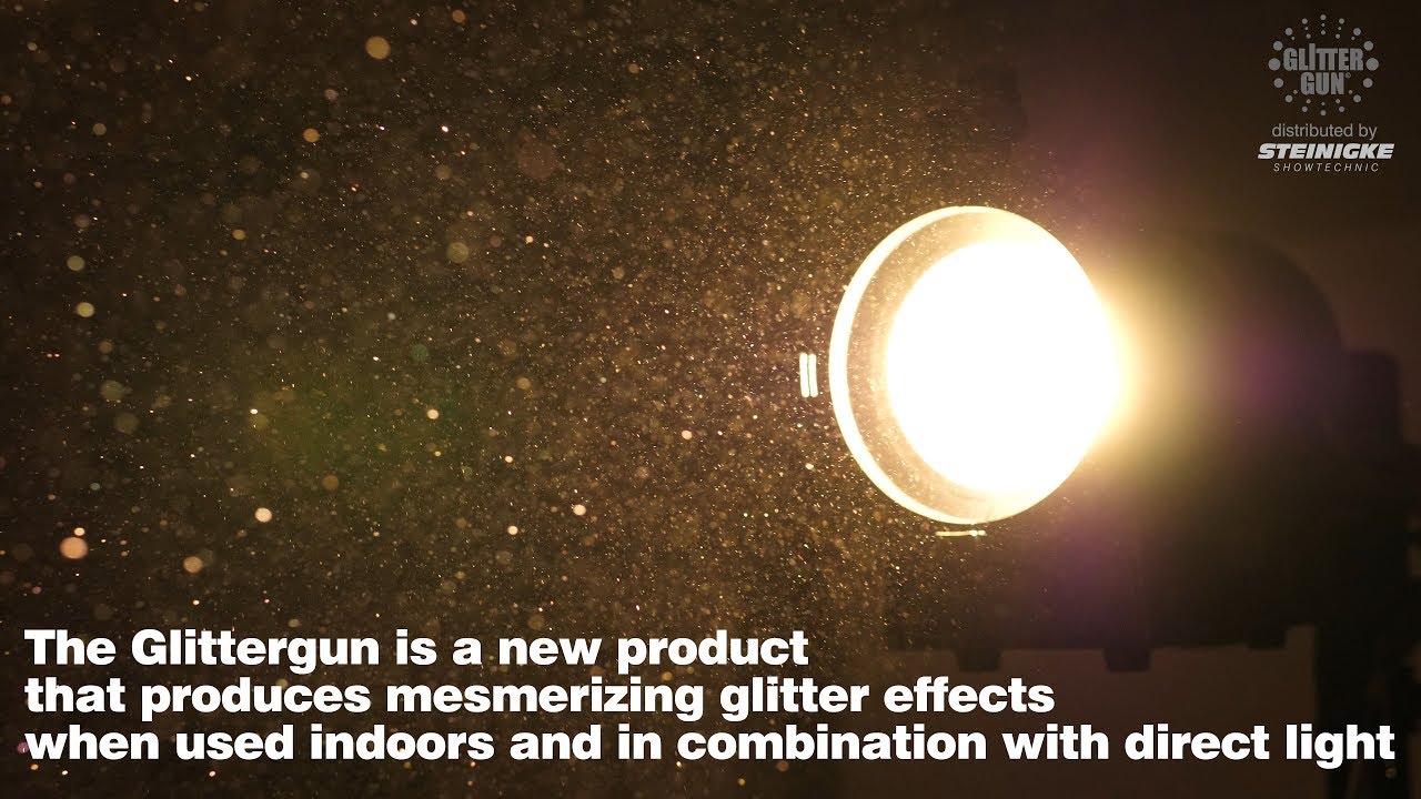 Glittergun Glitter-Shooter, distributed by Steinigke Showtechnic