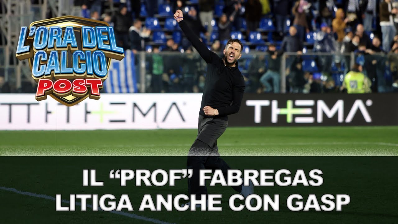 Il “prof” Fabregas litiga anche con Gasp
