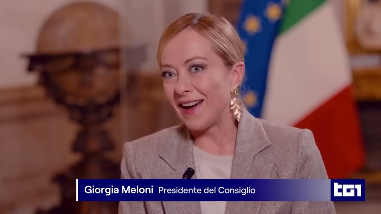 L'Intervista di Giorgia Meloni al  al Tg1. Non perdetela!