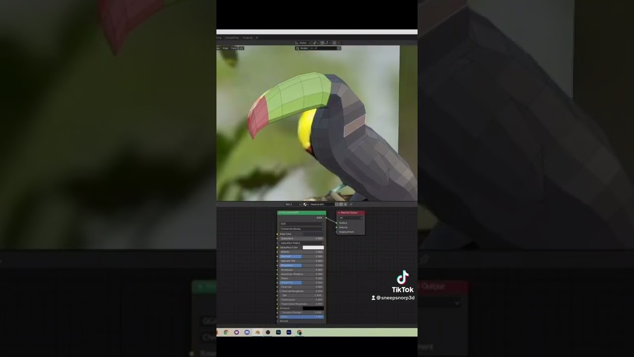 it’s low poly toucan time