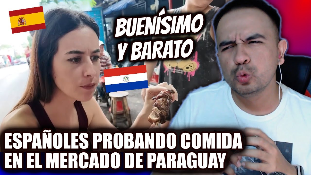 🇵🇾 🇵🇾 ESPAÑOLES SORPRENDIDOS POR LA COMIDA PARAGUAYA - guatemalteco reacciona |MultiSanchez|