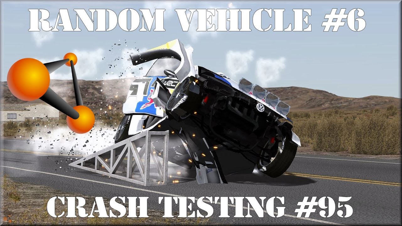 BeamNG Drive Random Vehicle #6 Crash Testing #95 - Insanegaz