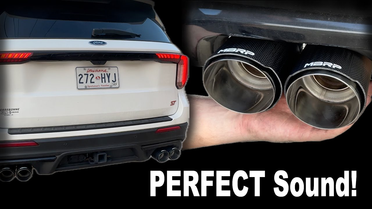 Ford Explorer ST получает выхлопную систему MBRP Street Exhaust! — Установка + аудиоклипы!