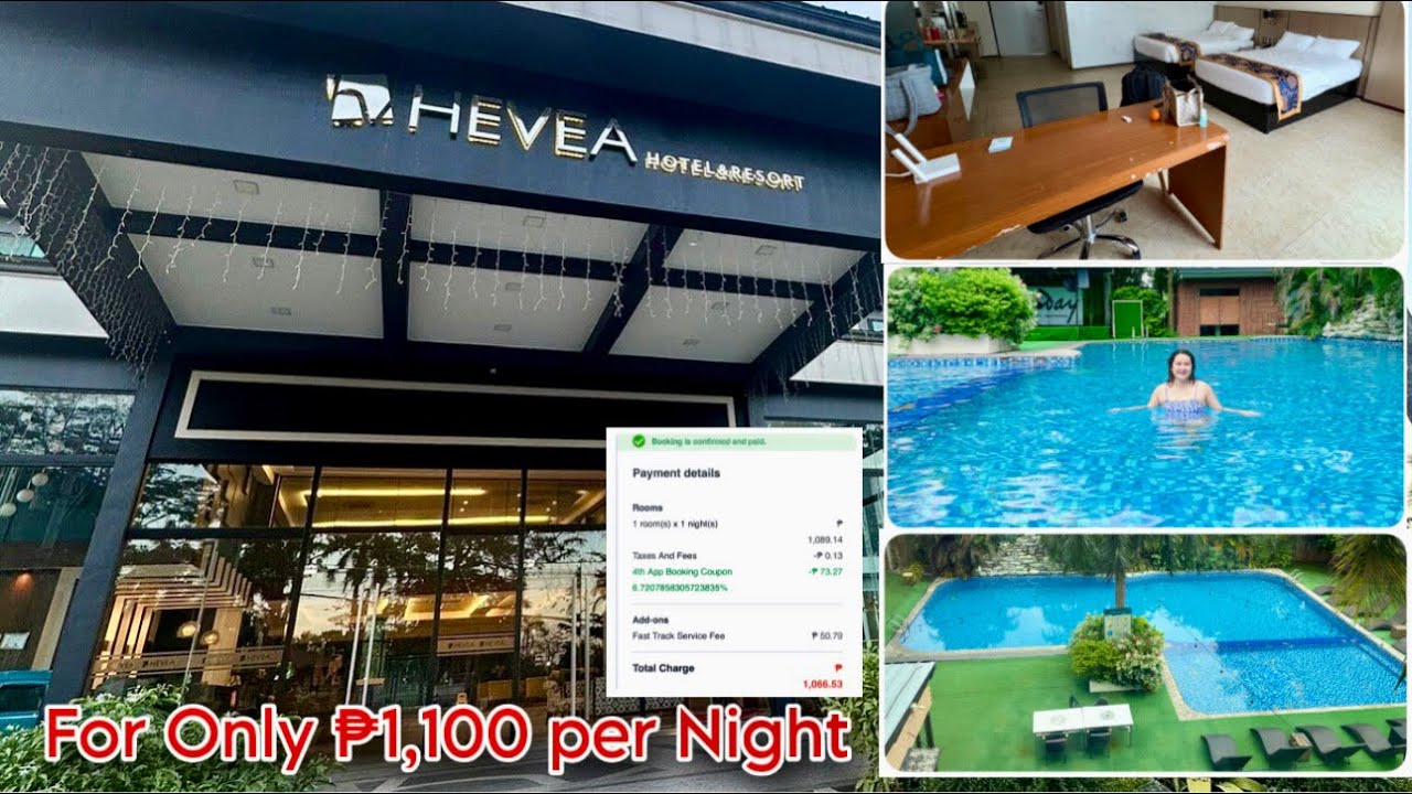 STAYCATION @ HEVEA HOTEL & RESORT (ROOM TOUR) || ANGELES PAMPANGA