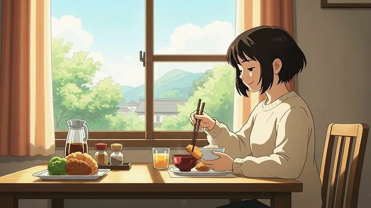 A Peaceful Day in a Luxury Apartment  | Ghibli-Style ASMR Anime#asmr #viral #ghibli #trending