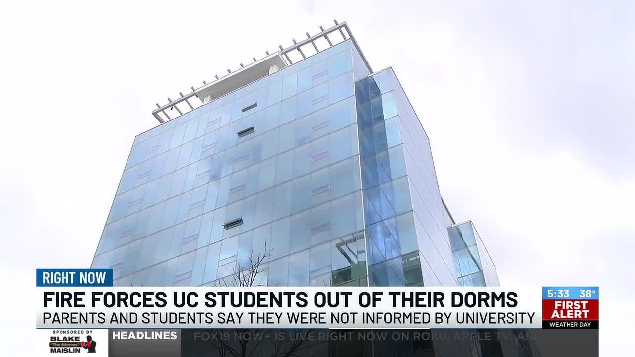 Hundreds of UC students forced to evacuate dorm fire