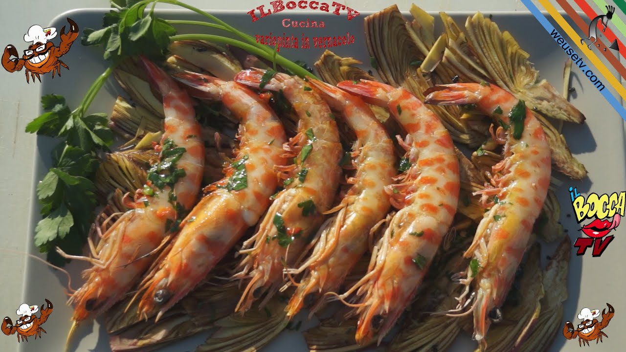 210 - Mazzancolle al sale...a dir poco niente male! (ricetta a base di pesce facile e originale)