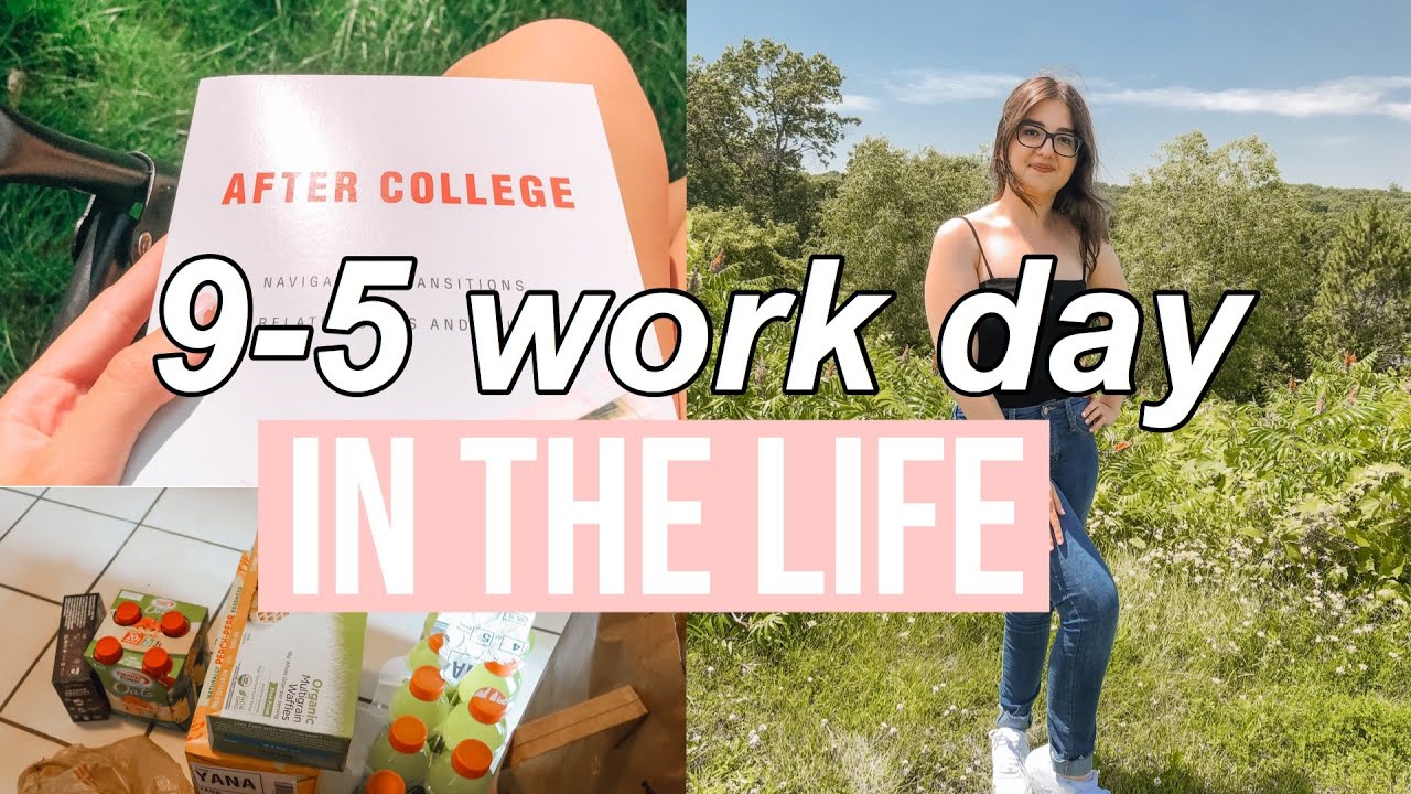 9-5 WORK DAY IN MY LIFE (remote) | new job orientation, grocery haul, life update