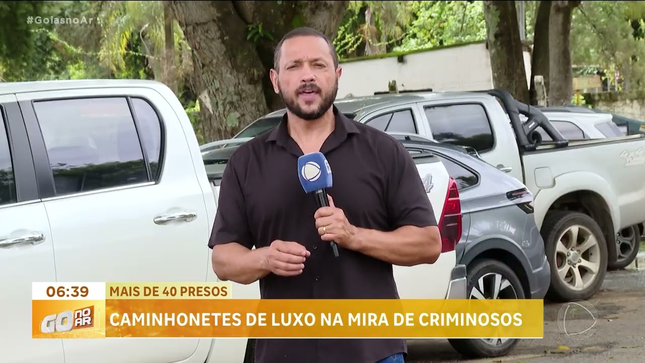 Mais de 40 presos: caminhonetes de luxo na mira de criminosos